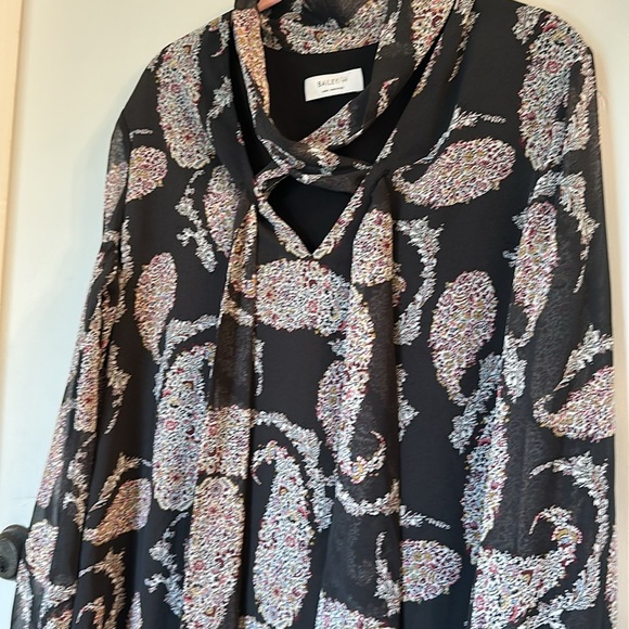 BAILEY 44 Depth of Fields Paisley Floral Sheer large NWT - Picture 4 of 8